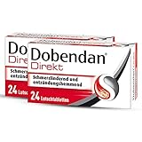 Doppelpack DOBENDAN Direkt bei starken Halsschmerzen & Schluckbeschwerden, 2x 24 St. Tab