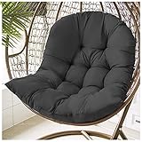 SXJXJXR Schaukel Hängender Korb Sitzkissen Wicker Rattan Hängen Egg Chair Pads Für Terrasse Balkon Hängesessel Outdoor Schaukelk