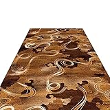 Teppich Wohnzimmer Grau Kinderzimmer Carpet Brauner Vintage-Flurläufer-Teppich, Flauschige Dekorative Dünne Niederflor-Fußmatten, Große Künstlerische Weberunterlage für Wohnzimmer, Schlafzimmer, E