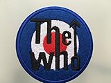 The Who-Logo-Aufnäher – bestickter Aufnäher zum Aufbügeln – 7,6 cm – Rock-B