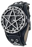 etNox Time Pentagramm Unisex Armbanduhren Standard Kunstleder, Zinklegierung G