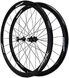 Fahrrad Laufrad ​Vorderrad Hohlkammerfelge Straßenfahrräder 700C 40MM Fahrrad Radsatzes doppelwandig Ultraleichtmetallräder V Bremse Schnellspanner Palin Lagerscheibe 7 8 9 10 11/12 Geschwindigk