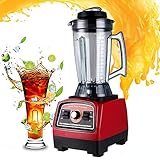 Blender Universal Mixer, 2800W Hochleistungsmixer 3.3HP Standmixer 2-in-1 Klingen 57000RPM 3.9L Standmixer Hochleistung