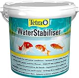 Tetra Pond WaterStabiliser - stabilisert wichtige Wasserwerte, optimiert den KH- und pH-Wert im Gartenteich, beugt weichem Teichwasser vor, 1,2 kg E