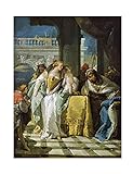 Battista Tiepolo Leinwand Bilder, Kunstdruck auf Leinwand, Foto Canvas Bild, Wanddekoration, Ungerahmt, Leinwandbild XXL 70x90cm/28x35inch Ung