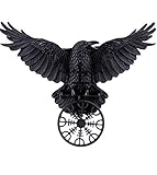 Dark Dreams Gothic Witchy Hexe Rune Rabe Krähe Hugin Munin Haarspange Hairclip Haarschmuck