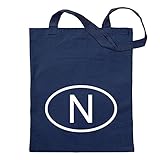 Kiwistar Norwegen N Tragetasche Baumwolltasche Stoffbeutel Umhängetasche Langer Henk