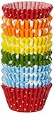 RBV Birkmann, bunt gemustert, 440869, Easy Baking, Mini-Muffin-Papierförmchen, 200 Stück, Ø 4,5 cm, Pap