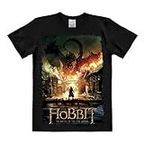 Logoshirt - T-Shirt Herren Film - The Hobbit - The Battle of The Five Armies - schwarz - Lizenziertes Originaldesign, Größe M