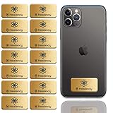 HEALANCY BIOMEDICAL - EMF Schutz Neutralisierer - Protection für Smartphone/Handy sowie andere elektronische Geräte - 10 Stück, 5G optimiert, elektromagnetische Felder, Elektro-Allergie, Abschirmung