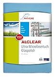 ALCLEAR Ultra-Microfasertuch Glaspolish 70 x 50 cm Scheibentuch und Gläserpoliertuch, b