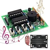 Seamuing DIY Electronic Music Box Kit Lötplatinen-Kit mit Batteriekasten DIY 16 Sound Module Lötübungs-Lernk