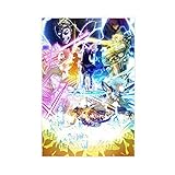 Anime-Poster Sword Art Online Asuna Kirito Eugeo Character Protagonist 4 Leinwand-Poster, Wandkunst, Deko, Gemälde für Wohnzimmer, Schlafzimmer, Dekoration, 30 x 45 cm, ohne R