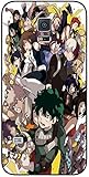 Silikon-Schutzhülle für Samsung Galaxy S5, kompatibel mit My Hero with Academia bakugo todoroki 919, Schw