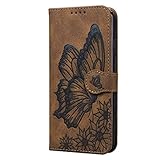 für Samsung Galaxy A32 4G Hülle - Samsung Galaxy A32 4G Lederhülle Handytasche Kartensteckplätzen Schutzhülle Magnetverschluss Ständ Vollständiger Schutz Kratzbaum Leder Klappbörse Handyhülle b