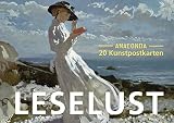 Postkarten-Set Leselust: 20 Kunstpostkarten aus hochwertigem Karton. ca. € 0,25 p