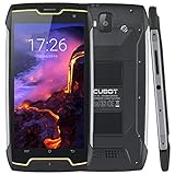 Cubot Kingkong Outdoor Smartphone ohne Vertrag Günstig Robustes IP68 Wasserdicht Stoßfest und Staubdicht 5 Zoll Display Dual SIM Handy 4400 mAh Akku GPS+Kompass 2GB+16GB WiFi Bluetooth Schw