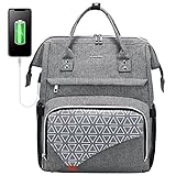 Lovevook Laptop-Rucksack für Damen, 43,2 cm (17 Zoll), für Reisen, Lehrer, Ärzte, Krankenschwestern, Tagesrucksack, Arbeitstasche mit USB-Anschluss, G