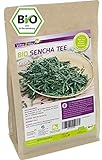 Bio Sencha Tee 250g - Glutenfrei - Grüner Tee - Vegan und ökologisch - Lose Blätter - Premium Q