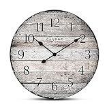 Cander Berlin MNU 7450 XXL Vintage Wanduhr aus MDF mit lautlosem Uhrwerk - 50 cm Ø - kein nerviges Tick