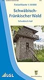 F518 Schwäbisch-Fränkischer Wald: Schwäbisch Hall: Naturpark Schwäbisch-Fränkischer Wald (Freizeitkarten 1:50000 / Mit Touristischen Informationen, Wander- und Radwanderungen)