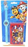 TDL Paw Patrol Geschenkset Uhr + Geldbörse - Offiziell Lizensiert -Watch & W