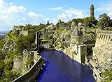 1000 Stück Puzzle -Die Stadt Am Fluss Chittorgarh -Puzzle Für Erwachsene Kinder ,Puzzle Pädagogisches,Klassische Puzzlefür Kinder Puzzle Spiel Geschenk Größe:75X50C