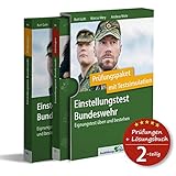 Einstellungstest Bundeswehr: Prüfungspaket mit Testsimulation: Über 1.200 Aufgaben mit Lösungsbuch: Sprache, Mathe, Wissen, Technik, Logik, Konzentration und mehr | Eignungstest üben und b