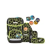 ergobag cubo Set - ergonomischer Schulrucksack, Set 5-teilig