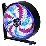 Barbierstab Leuchtkugel Friseur Pole Lampe LED Pole Light Hair Salon Barber Shop Porch Attraktive Zeichen Rotating Illuminated Rot Weiß Blau-Streifen Energie sparen/