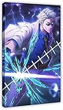 Leinwand kunst 30x45cm Kein Rahmen Anime Jujutsu Kaisen Poster Wandkunst Wohnzimmer Bilder für Wohnkultur Druck
