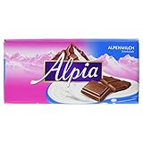 Alpia Schokolade Alpenvollmilch, 20er Pack (20 x 100 g Packung)