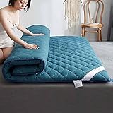 Japanische Bodenmatratze 3,2 Zoll Extra Dicke Futon-Bodenmatratze Für Erwachsene, Roll Up Tatami Bodenmatte Faltbares Bett Tragbare Campingmatratze Isomatte Bodenliege Couchb