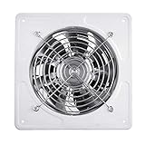 ZAIZAI Abluftventilator 220V 6 Zoll Deckenfenster Booster Fan Ventilator Bad Belüftung Rohrventilator Abluft Küchenventilator Luftkühler Entlüftung (Color : White)