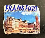 Frankfurt am Main ,Deutschland, Germany, 3D Kühlschrankmagnet Souvenir, Polyresin ,Fridge Magnet,Germany 260308