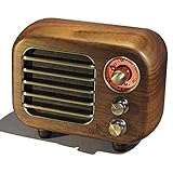 Kleines Radio aus Holz mit FM, Bluetooth, SD-Kartenfunktion und mehr (Das Radio Nr.3 aus Walnußholz von Opis Technology, Dresden)