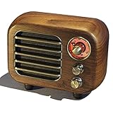 Kleines Radio aus Holz mit FM, Bluetooth, SD-Kartenfunktion und mehr (Das Radio Nr.3 aus Walnußholz von Opis Technology, Dresden)