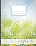 Checklisten-Buch: DIN A4 • 70+ Seiten, Softcover, Register, 'Frühlingsblumen' • #GoodMemos • 18 Checkboxen + Platz für Notizen/Seite (inkl. Register mit Datum uvm.)