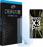 Crocfol Schutzfolie vom Testsieger [2 St.] kompatibel mit Xiaomi Poco X3 Pro - selbstheilende Premium 5D Langzeit-Panzerfolie (Case-Friendly)