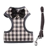 JYJZHX PET-Welpen-Hundegeschirr-Leine einstellbar einstellbar Pet Weste-Kabelbaum Set für kleine Hunde-Haustierprodukt (Size : L)