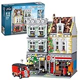 UrGe Stadtpost Modular Haus Modell, 10198 Post - Bausteine Modulares StadtHaus Modell, Kompatibel mit Lego - 3716 T