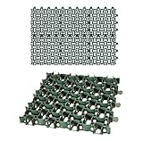 6x Rasengitter Paddockplatte 50x50 cm Reitplatzmatten Rasenmatten Rasenwaben Kiesgitter Parkplatzrasen 1,5 m²