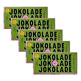 JOKOLADE No1 - Weiße Schokolade mit karamellisierten Haselnüssen, Coffee Biscuits & Baiser, 150g / 5er Pack