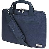 TECHGEAR Tasche für 11-12,3 Laptops - Tragbare Multifunktions Laptop hülle mit verstellbarem Schultergurt, Gepäckriemen und unterdrückbaren Griffen, Tragbarer Organizer Case mit Taschen - B