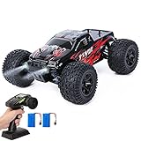 Ferngesteuertes Auto Erwachsene 4WD Offroad RC Auto 48km/h 1:16 2,4 GHz Fernbedienung Monstertruck Buggy mit Akku Wasserdichtes Auto Spielzeug Geschenk für Kinder Erw