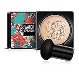 Mushroom Head Air Cushion Foundation, BB Cream CC Cream Flüssige Grundierung, Foundation,Concealer Moist Makeup Gleichmäßige Hautfarbe Make Up Grundierung (Natürlich)