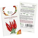 Peperoni Samen Tabasco Etna: 5 Premium Peperoni Tabasco Samen zum Anbau von Peperoni Pflanzen für Balkon, Kübel und Garten – Sorte Etna Peperoni scharf – Zertifizierte Pepperoni Samen von OwnGrow
