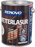 750 ml RENOVO Wetterlasur 9410 Ebenholz, Wasserb