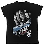 Daffy Fast and Furious Movie Poster Funny Gift Designer Unisex T-Shirt, Schwarz , XXL