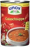 Unox Konzentrat Gulasch Suppe 3 Teller, 6er-Pack (6 x 400 ml)